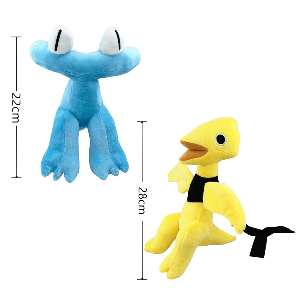 Rainbow Friends Chapter 2 плюшевая игрушка YellowCyan Upgrade Horror Game Rainbow Friends Animal Plush Toys 30 см Rainbow Friends Plush Toys для фанатов Подарки