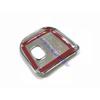 For Jeep Grand Cherokee WK2 2018   Car Styling Accessories ABS Chrome Electric Rear Door Switch Button Cover Frame Trim