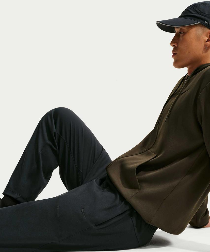 Nike Мужские спортивные штаны Primary Nanoknit Dry-Fit с защитой от УФ-лучей, размер M - Черный / Ii1307-010