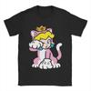 Super Marios 3D Bowsers Fury Princess Peach Cat T Shirt for Unisex Cotton TShirts Round Collar  Tees Short Sleeve Clothing 4XL