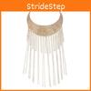 Fashionable Retro Multi Layer Tassel Design Women Metal Necklace For Youth Fashion
