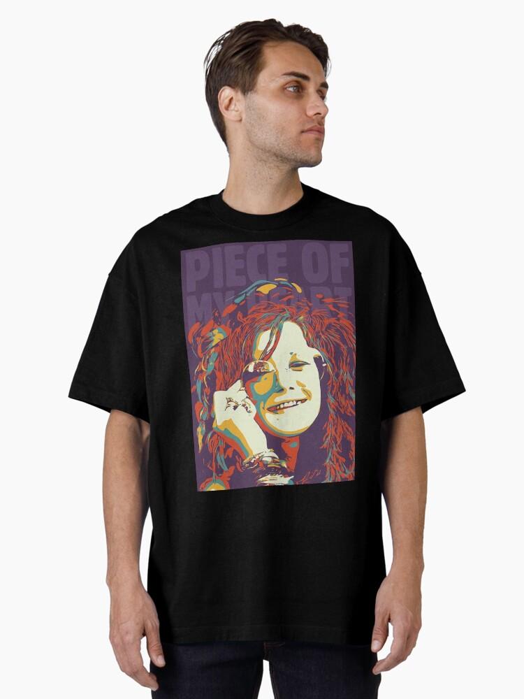 Janis Joplin wpap girl Oversized T-Shirt