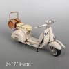 Vespa Scooter Model Vintage   Motor Car Die-Cast Static Model Gift For Kids Fans