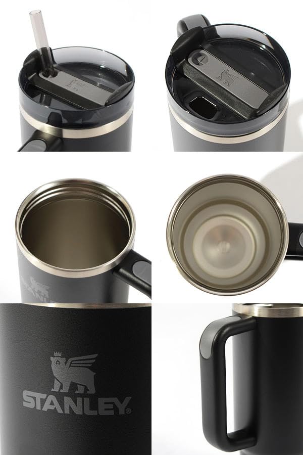 STANLEY Бутылка для воды Кружка вакуумная тонкая гаситель H2.0 0.88L 10-10827-518 (Средний серый/FF)