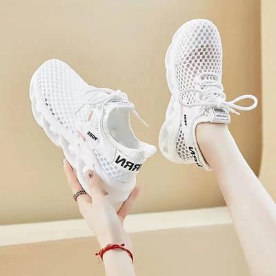 Step on Shit дышащие сетчатые кроссовки женские летние новые сетчатые белые кроссовки с мягкой подошвой кроссовки