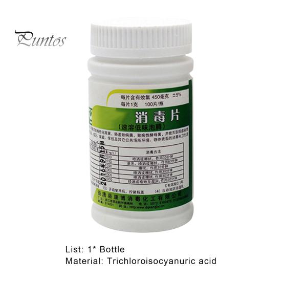 Puntos домашний бассейн, туалет, дезинфекция одежды, отбеливающие шипучие таблетки, 100 шт./кор.