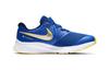 Nike Star Runner 2 Застежка-липучка Нескользящая Амортизация Низкие Детские Беговые Кроссовки Синий Серебристый AT1801-404