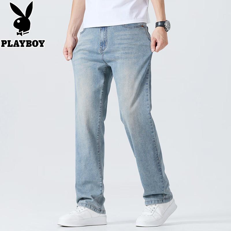 PLAYBOY Мужские свободные прямые джинсы