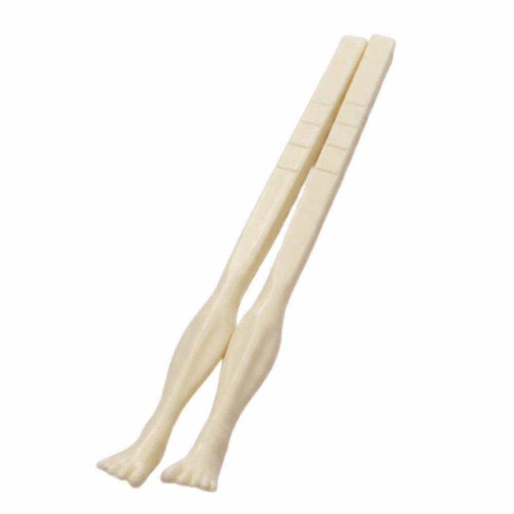 3D Printing Novelty Eating Chopsticks Reusable Funny Food Sticks Toe Food Clip Kitchen Use