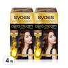 Краска для волос Saios Oleo Cream 3B, 3B глянцевый бежевый, 4 шт.