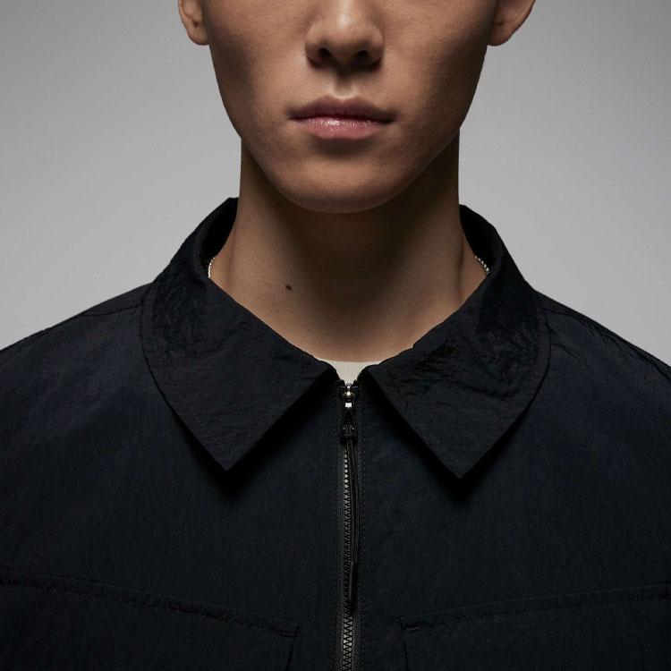 Jordan SS23 Woven Utility Jacket Men Outerwear Black DV7694-010