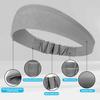 Men Women Running Headband Solid Color Elastic Fashion Workout Headband Moisture Wicking Breathable Gym Sweat Band Fitness Yoga