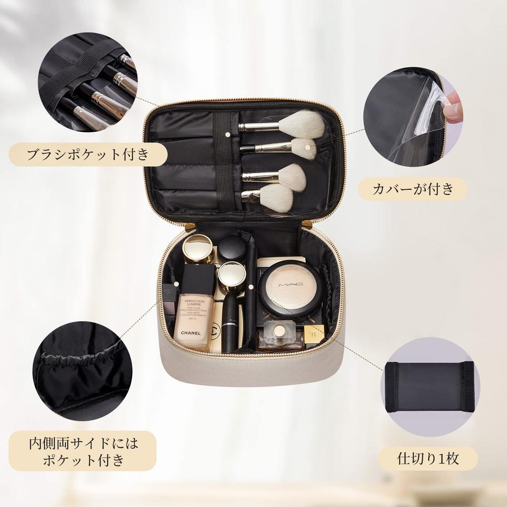 Косметичка ROWNYEON Косметичка большой емкости Косметичка Косметичка Косметичка Карман для кистей Дорожная Водонепроницаемая Легкая Портативная Милая