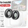 Ударопрочная защита объектива для Insta360 Go Ultra, алюминиевый сплав, закаленное стекло, твердость, защитные колпачки для объектива камеры, аксессуары