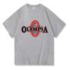 2023 Summer New OLYMPIA Men Gyms 100% Cotton T Shirt Men Causal O-neck Basic T-shirts Male High Quality Classical Tops Clothing