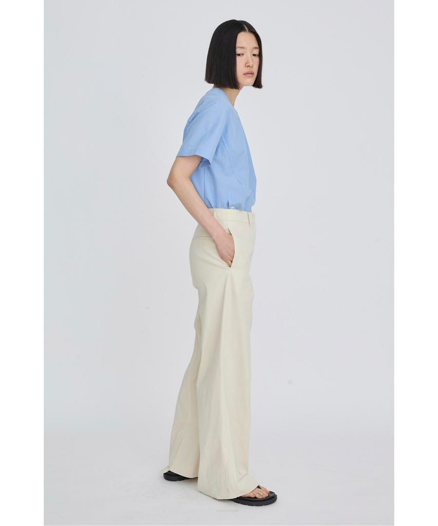 RECODE Layered Waist Panel Detail Hem Pants Rqpas26525Ivx