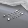 Ventfille 925 Sterling Silver Water Drop Earring for Women Gift Minimalism Versatile Office Trend Jewelry Dropshipping