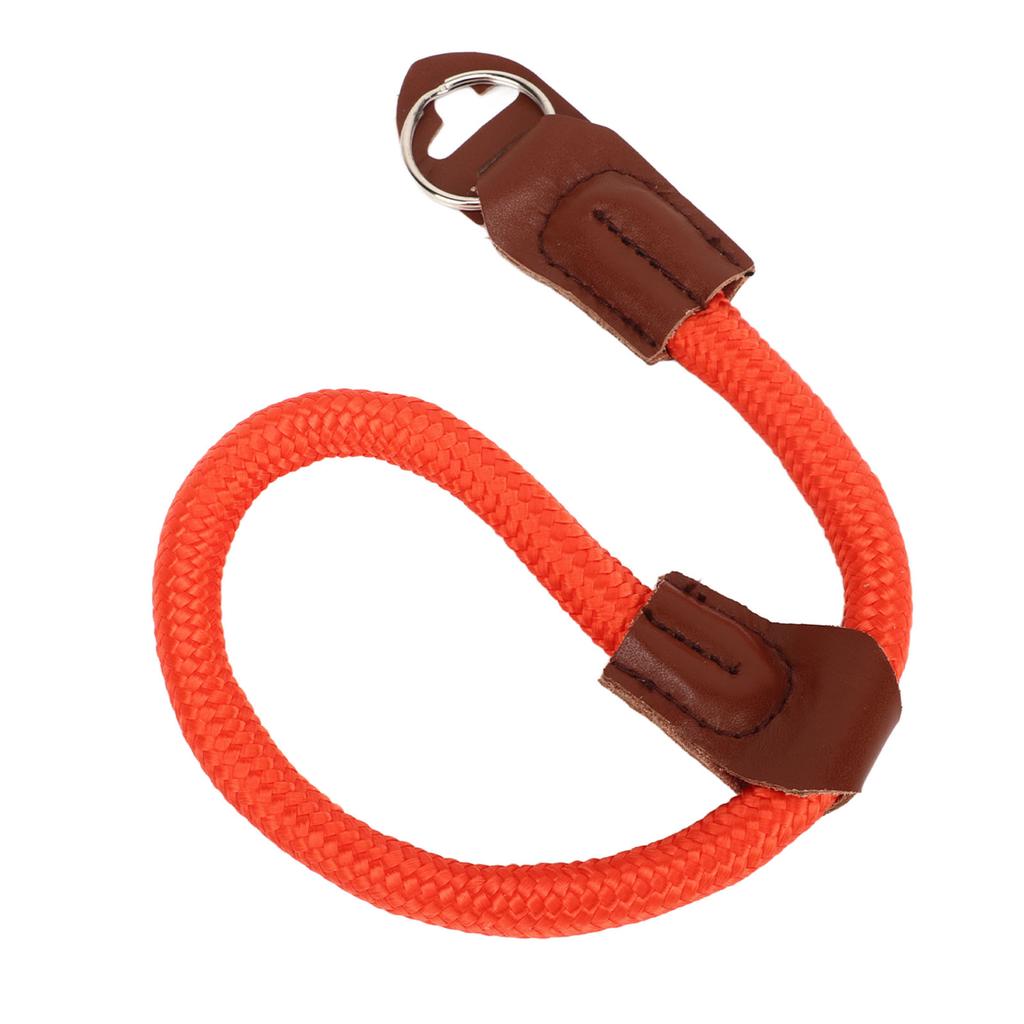 Camera Wrist Strap Round Rope Quick Release Camera Hand Strap for DSLR SLR Mirrorless Orange