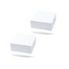 RegiPro B Photography Pedestal Square Set of 2 Photography Props Cosmetics Accessories White 10 X 10 X Height 4cm