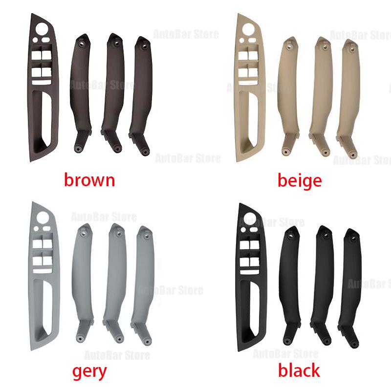 Бежевый, черный, серый подлокотник, левое переднее водительское сиденье с левым рулем, внутренняя дверная ручка, внутренняя панель, накладка для BMW E70 E71 X5