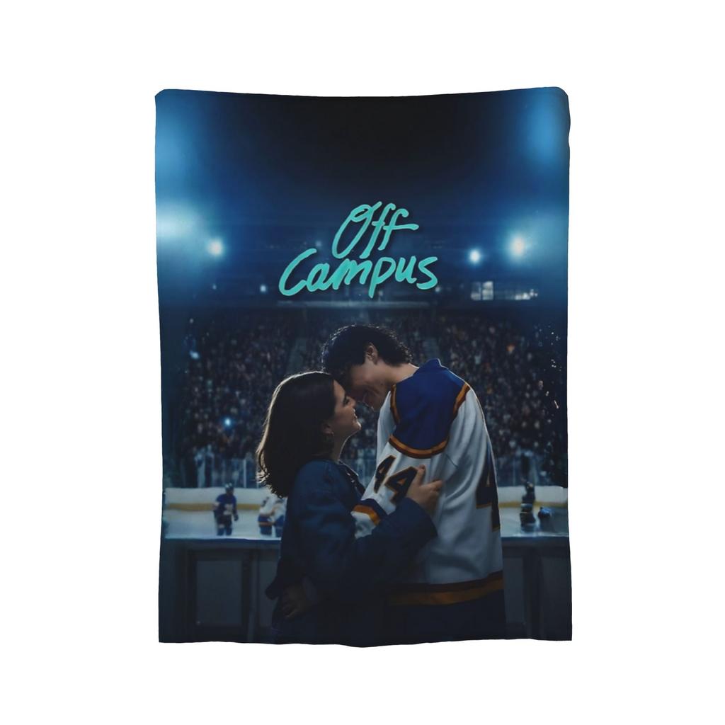 Dean Di Laurentis Off Campus Blanket Fleece Ultra-Soft Throw Blankets for Airplane Travel Bedroom Quilt