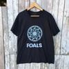 Винтажная музыкальная группа Foals Для фанатов Хлопок Черный S 4XL Классическая футболка