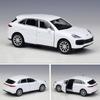 Welly 1:36-масштабная модель автомобиля из сплава Porsche Cayenne Turbo, литая под давлением металлическая игрушечная модель автомобиля, модель автомобиля с высокой имитацией, детские подарки