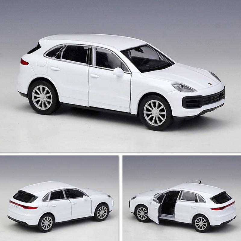 Welly 1:36-масштабная модель автомобиля из сплава Porsche Cayenne Turbo, литая под давлением металлическая игрушечная модель автомобиля, модель автомобиля с высокой имитацией, детские подарки