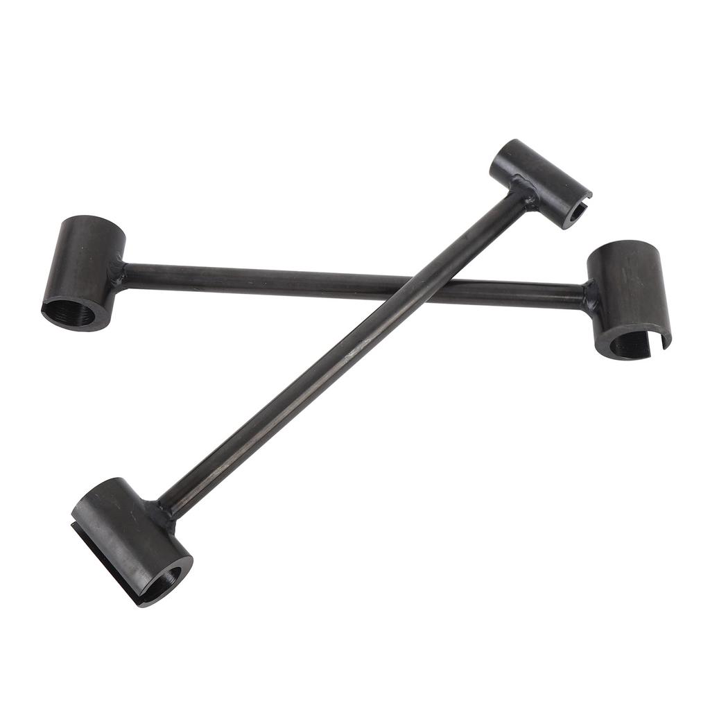 2 комплекта инструментов для регулировки дверных петель, стальная конструкция, двухголовочный гаечный ключ для ремонта зазоров петель