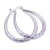 Серьги Изысканные U-образные Посеребренные Серьги-кольца Подвески для Свиданий