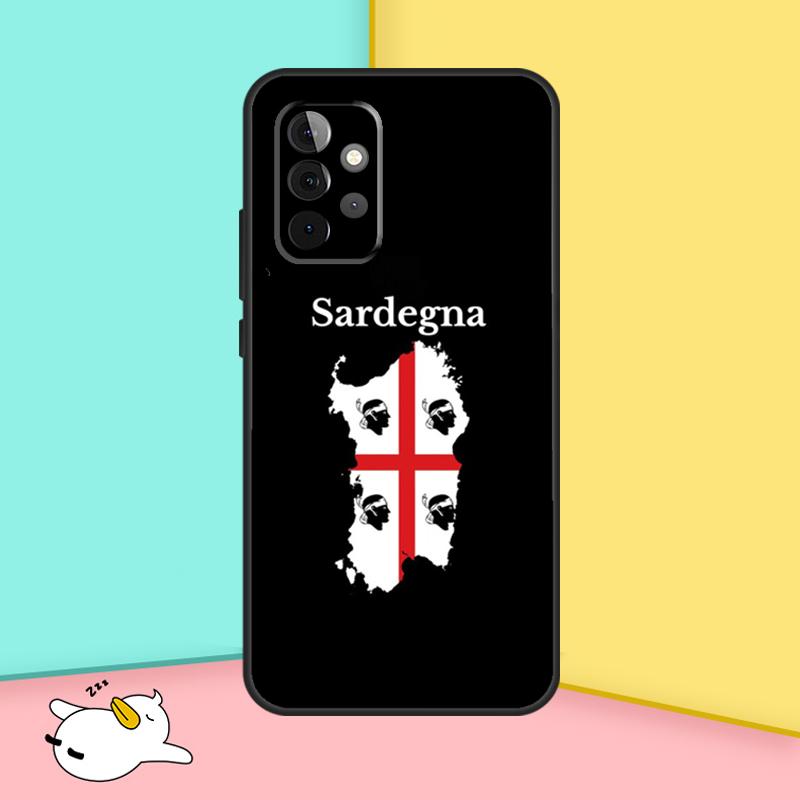Чехол с флагом Сардинии для Samsung Galaxy A15 A55 A35 A52 A32 A12 A16 A26 A36 A56 A53 A33 A13 A14 A34 A54 A17