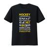 Funny Hockey Quote Is Easy For Fans T Shirt vintage Washed homme Breathable Unisex Slightly fashion Comfortable