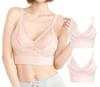 Smile LaLa Pink M Night Night Beautiful Breast 2 Piece Plain Great for Bra That Sag While Small Breast Night Cute Night Soft Room Night Wireless Bra