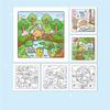 Cute Cartoon Coloring Book GIRL MOMENTS Educational Paperback Stress Relief Painting Gift Doodles Book for Adults And Teens