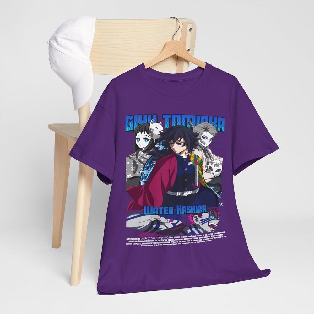 Giyu Tomioka Tshirt Demon Slayer Kimetsu No Yaiba Anime Shirt Gift Clothes