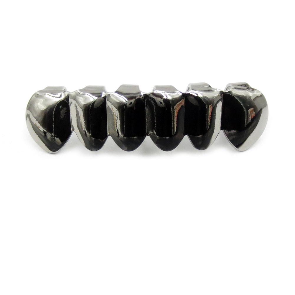 Позолоченные Хип-Хоп Клыки Защита для рта Grillz с Смелым Декоративным Дизайном