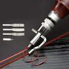 DIY Tools Professional Leathercraft Adjustable Stitching Groover Crease Leather Handmade Practical Sewing Digger Manual
