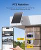 6MP HD Двухэкранная уличная 4G камера на солнечной батарее с полноцветным ночным видением и широкоугольным объективом, энергосберегающее наблюдение