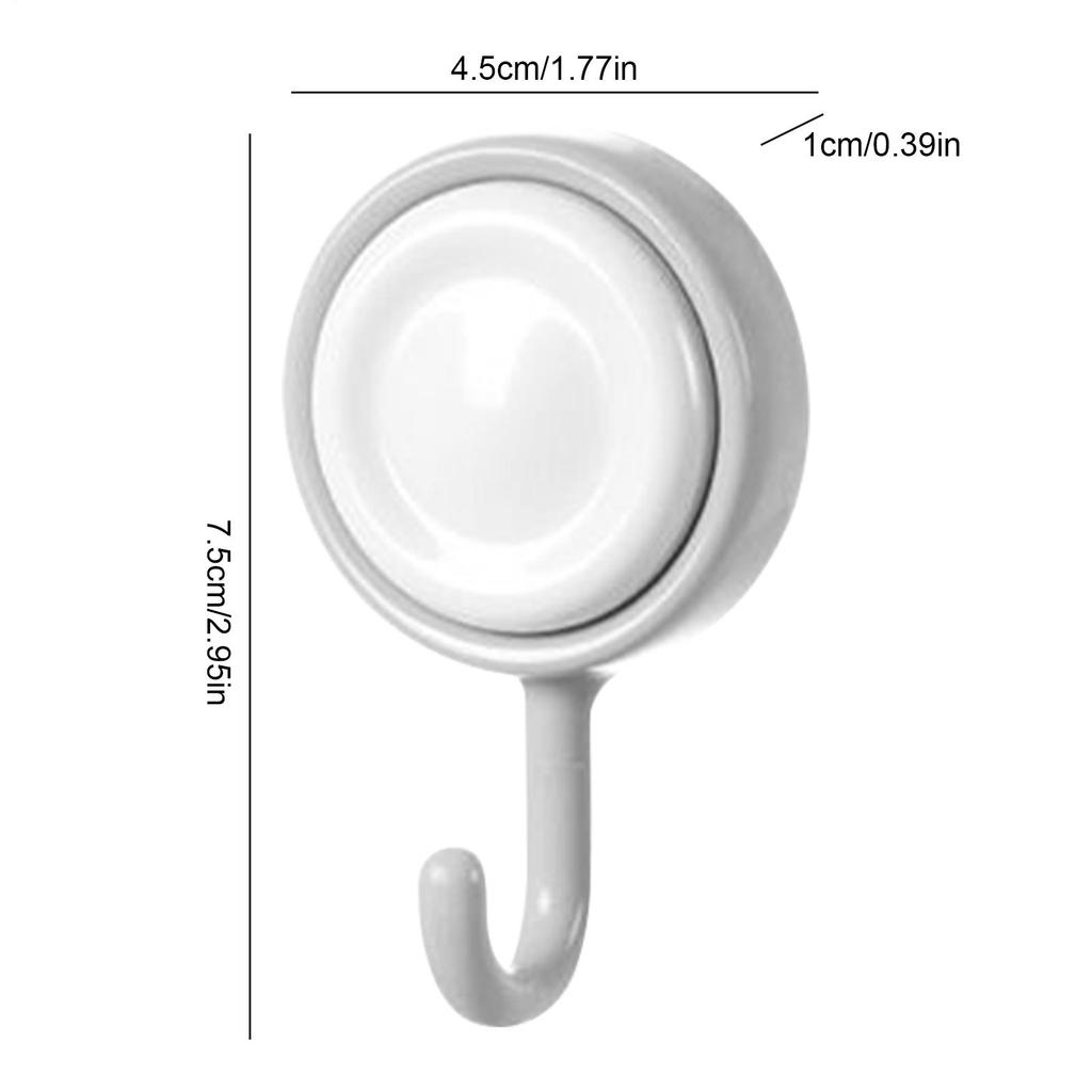 Adhesive Shower Hooks 4 Pieces Adhesive 360 Degree Rotating Hanger Home Organization For Cabin Bedside Bathroom Summer Yard