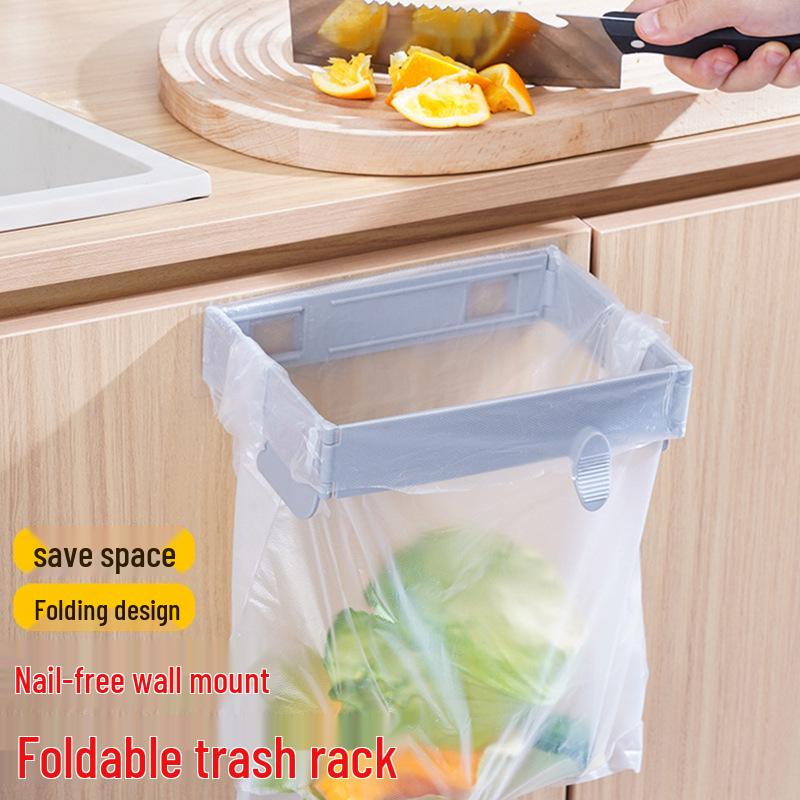 Настенное складное мусорное ведро и стеллаж для хранения для кухни/ванной