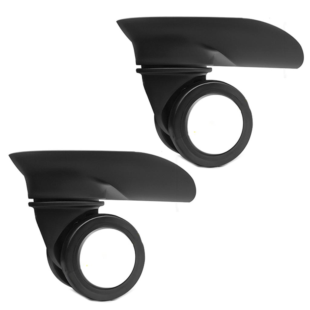 2 шт. сменные роликовые колеса для тележки, сверхпрочные роликовые колеса для багажной коробки, чемодана, поворотные на 360 градусов, бесшумные колеса