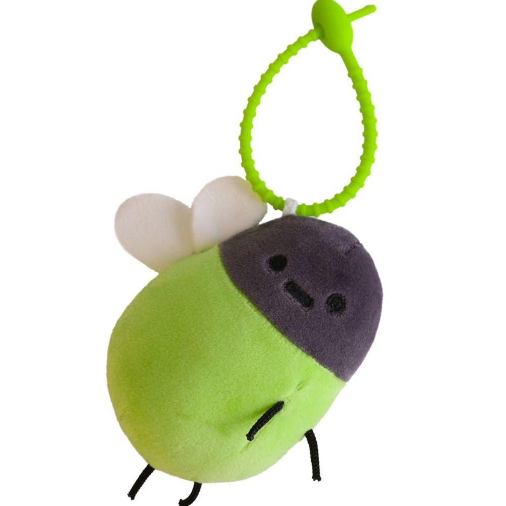 Firefly Firefly Plush Doll Keychain Plush Light-emitting Firefly Plush Keyring Female Lady Girl