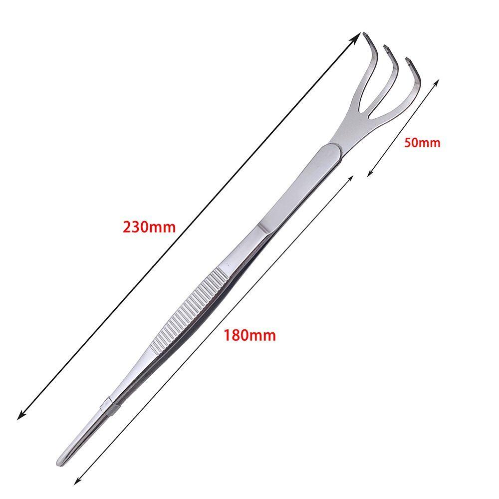 Handheld Stainless Steel Root Rake Mini Gardening Rake Garden Utensils Bonsai Tweezers Loosen Soil