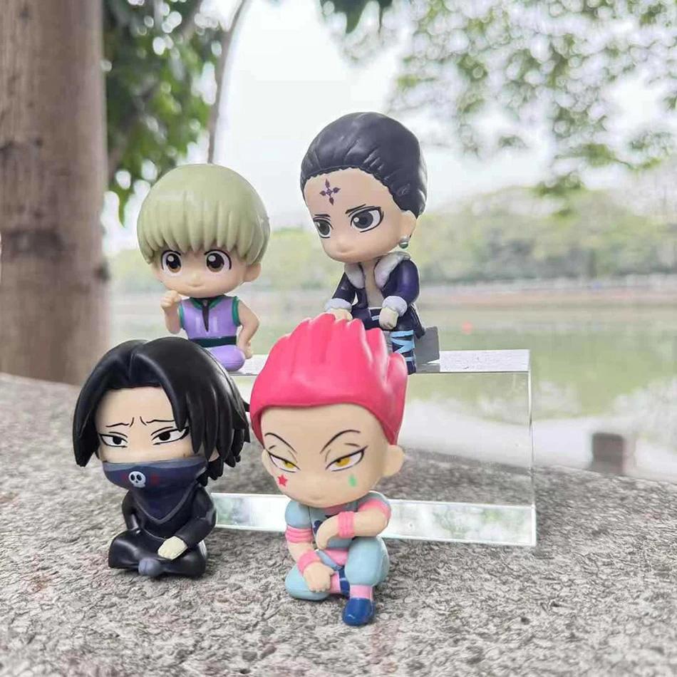 Aixlan GON FREECSS Фигурка НАБОР 4 ШТ. Версия Q HUNTER X HUNTER ПВХ Фигурка Аниме Рождественский Подарок Коллекционная Фигурка