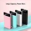 Ультратонкий аккумулятор Power Bank Портативное зарядное устройство большой емкости 20000 мАч Мобильная станция смены питания со светодиодной подсветкой