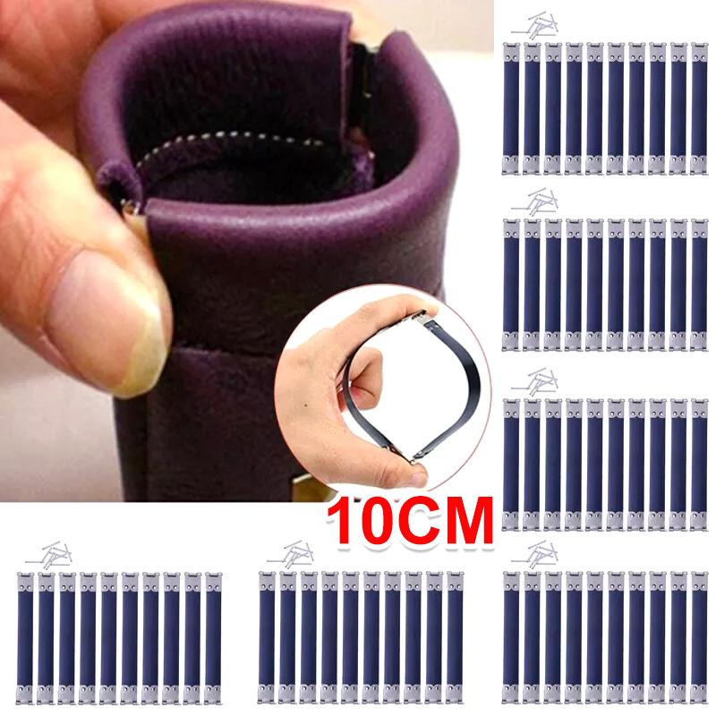 10Pcs/set Internal Flex Frame Vintage Clasp Lock Coin Purse Sewing Handbag Handle DIY Crafts Metal 10cm