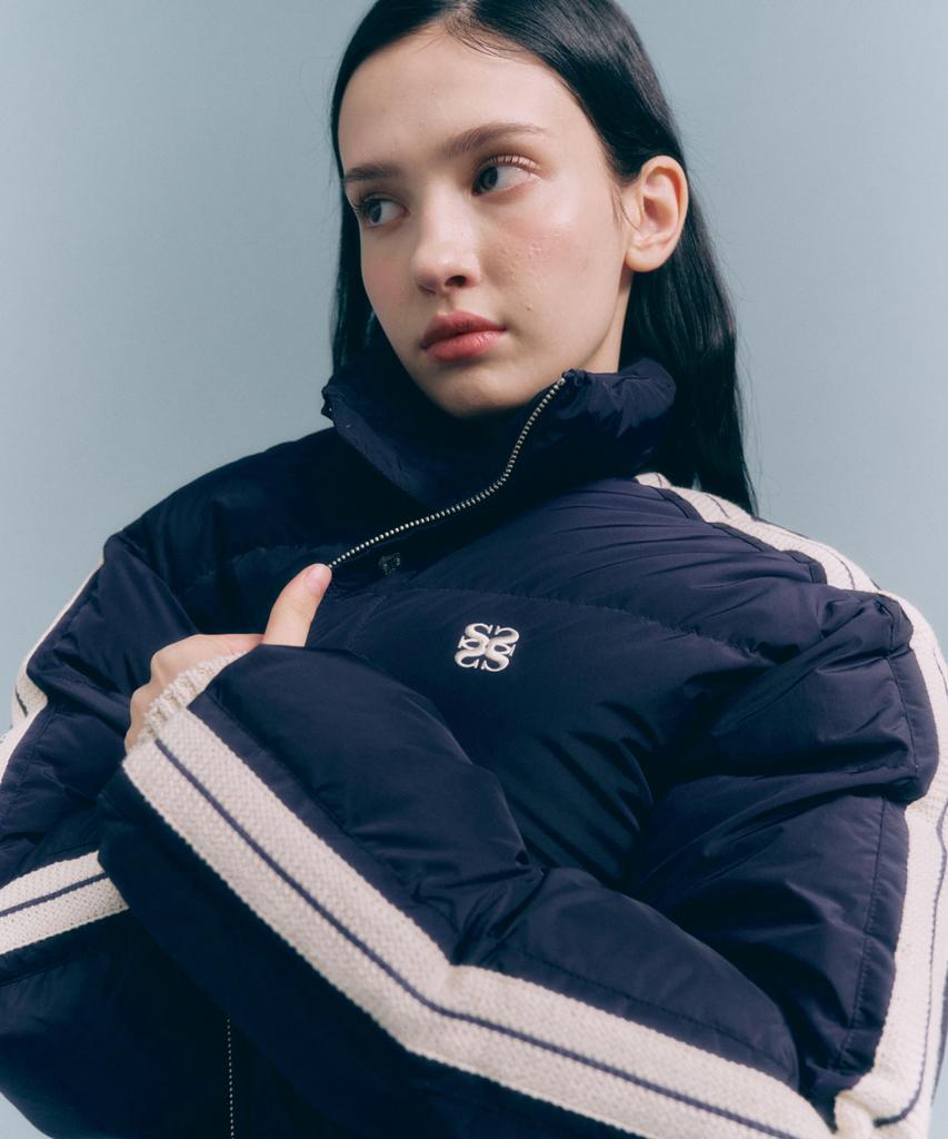 Satur Roton Duck Down Padded Jacket Navy