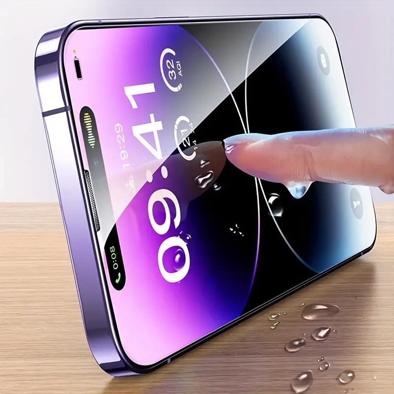 6 в 1 [3 стекла объектива + 3 стекла экрана] Защитная пленка на весь экран из закаленного стекла для Apple iPhone 16 15 14 13 12 11 Pro Max Promax Plus mini