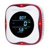 Carbon Monoxide Detectors Plug In Wall 3in1 CO Detector Humidity Temperature Meter with LCD
