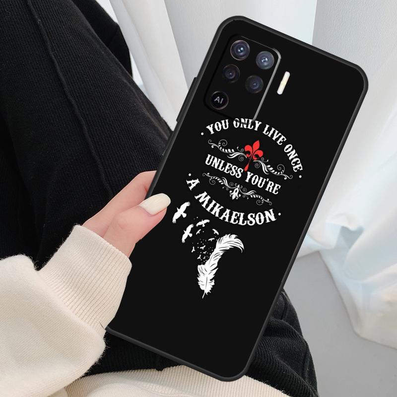 Дневники вампира Первородные Чехол Для Oppo A54 A74 A94 A18 A57 A17 A77 A38 A58 A78 A98 A80 A60 A40 A96 A76 A16 A15 A5 Pro
